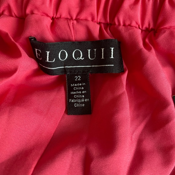 ELOQUII RED PANTSUIT SPECIAL OCCASION  TOP/28 PANTS/ 22 NWT - Picture 9 of 14